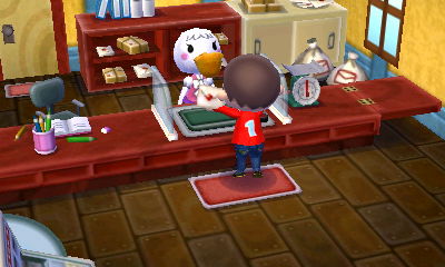 Mailing a letter in Animal Crossing: New Leaf